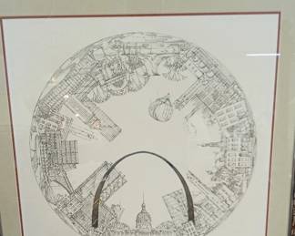 St. Louis in the Round Limited Edition Print by John Pils