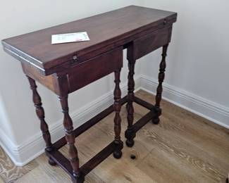 Vintage FlipTop Console or Games Table