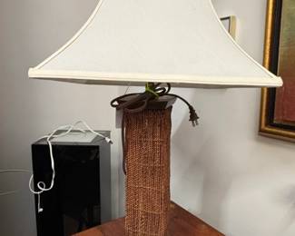 Palecek Woven Rope Table Lamp
