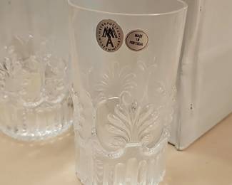 Metropolitan Museum of Art Pressed Glass Tumblers