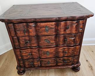 French Provincial Louis XV Style Nightstands set of two