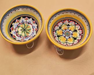 Da Pascal G.G. Ravello Italian Majolica Bowls