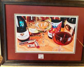 Chris Hartsfield Wine Print