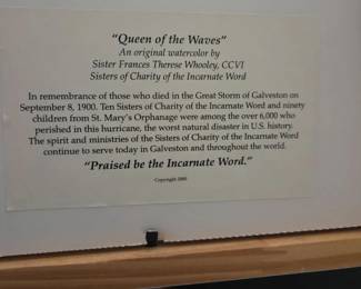 "QUEEN OF THE WAVES" for 1900 Galveston Storm Centennial