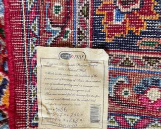 Handmade Persian Wool Rug Made in Iran