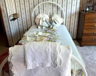TWIN BED AVAILABLE FOR PURCHASE PRIOR TO THE SALE-This furniture piece is available for early purchase and may sell before the estate sale begins. Please contact us if interested.