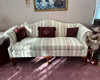 SOFA AVAILABLE FOR PURCHASE PRIOR TO THE SALE  This furniture piece is available for early purchase and may sell before the estate sale begins. Please contact us if interested.