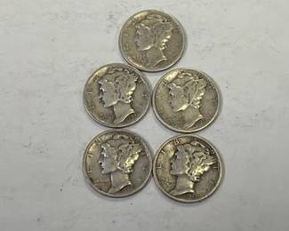 MERCURY DIME LOT