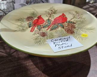 CHRISTMAS PLATE STAND