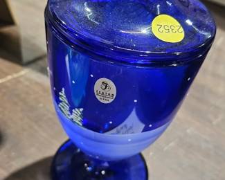 FENTON CHRISTMAS CANDY DISH