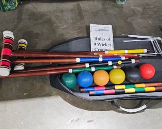 CROQUET GAME SET