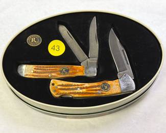REMINGTON KNIVES IN TIN