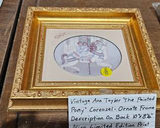FRAMED ANN TAYLOR PRINT