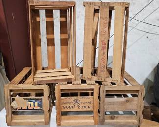 WOODEN CRATES
