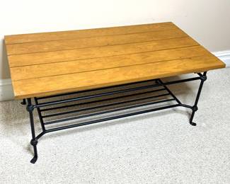 Rustic Industrial Style Coffee Table