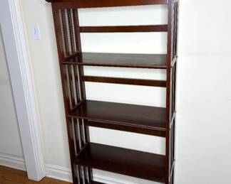 Mission Style Cherry Finish Book Shelf