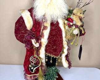 Standing Santa Statue - Over 2 Feet High