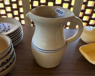 CERAMIC STONEWARE PITCHER