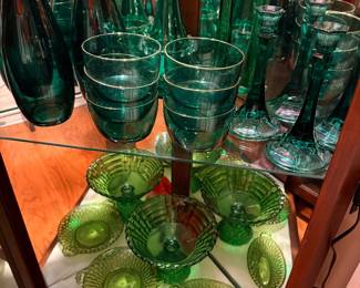 Colored glassware