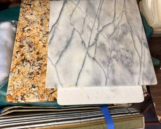 Marble remnant pieces