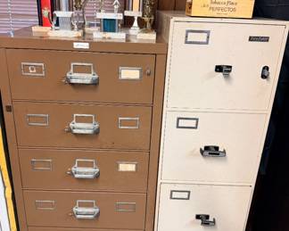Water and fireproof filing cabinets