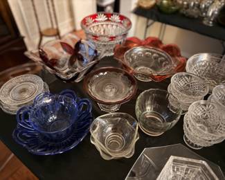 Serving and entertaining Gorham glassware