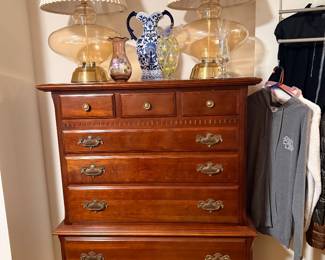 Mid-century modern lamps and bedroom furniture