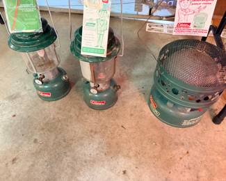Vintage Coleman lamps