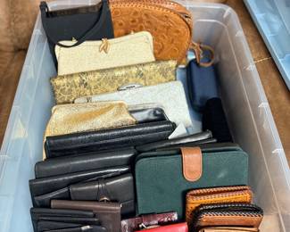 Vintage clutch and wallets