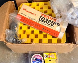 Loading block and air rifle pellets