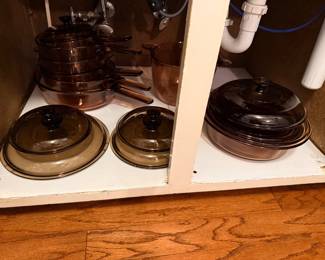 Vintage Corning visions cookware