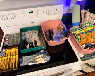 Vintage knives and Wusthof cutlery