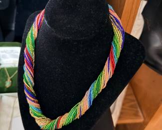 Ross Simons beaded twist necklace