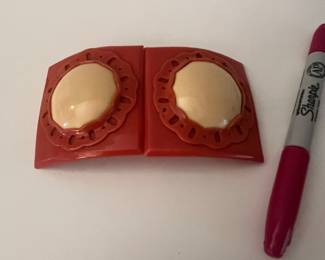 Vintage Bakelite Belt Buckle
