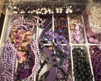 Collection of Vintage Costume Jewelry Necklaces