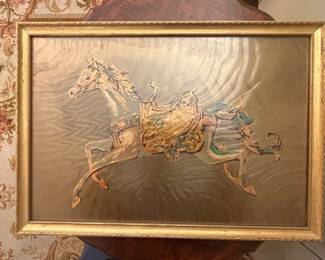 Vintage Carousel Horse Wall Art