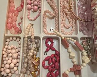 Vintage Costume Jewelry Necklace Collection