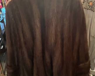 Vintage Brown Mink Fur Jacket