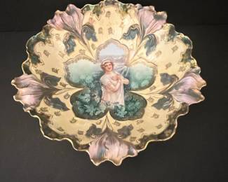 RS Prussia 'Four Seasons' Portrait Bowl