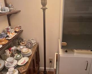 Vintage Art Deco Torchiere Floor Lamp