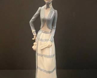 Vintage Morrison Porcelain Lady Figurine