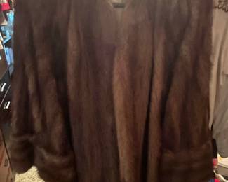 Vintage Brown Mink Fur Jacket