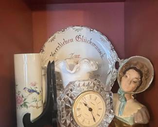 Vintage Singer Quartz Crystal Desk Clock