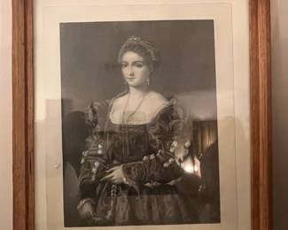 Titian's Belle Engraving