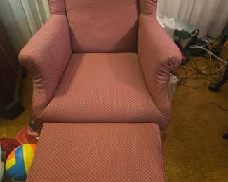 Chair and footstool 