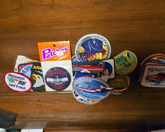Patches-racing,camp grounds etc