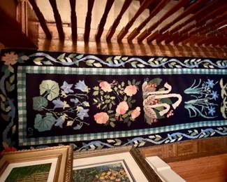 Many beautiful rugs and runners