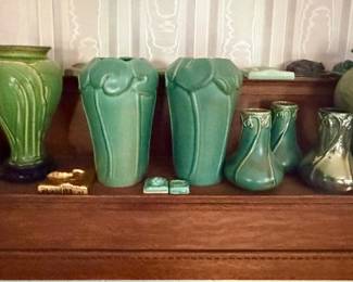Pewabic pottery; much more still to be unpacked!
