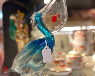 Vintage Murano Glass Pelican