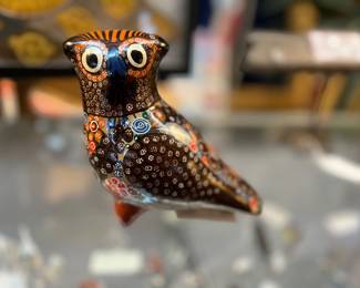 Hand Painted Mexican Terracotta pottery art